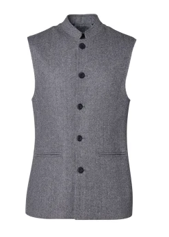 Holland Cooper Tailoring|Waistcoats>Nehru Gilet
