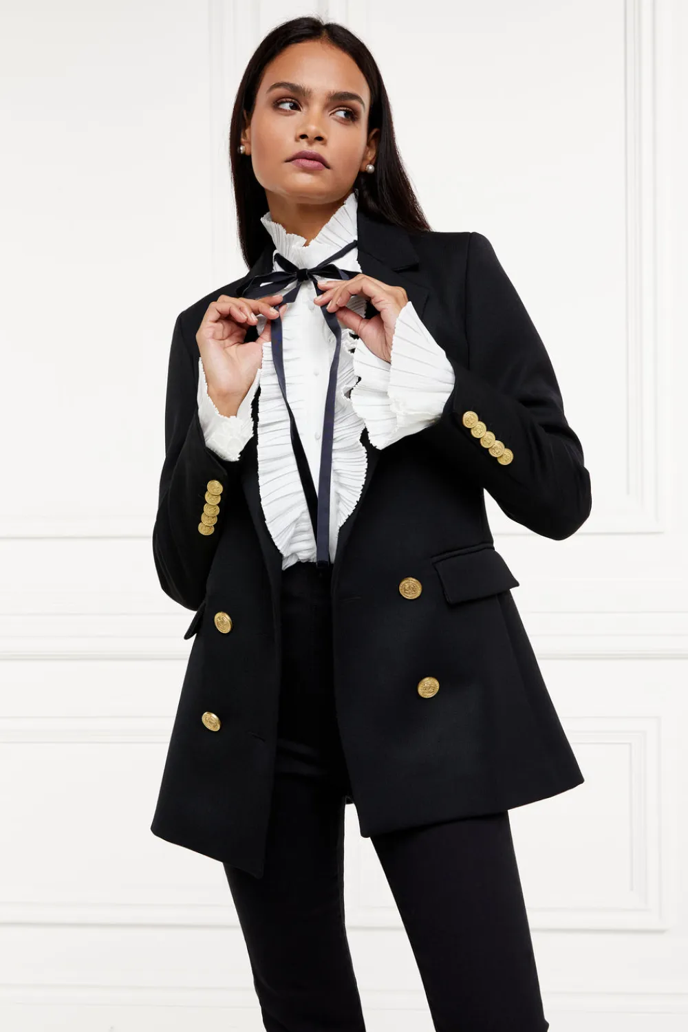 Women Holland Cooper Shirts & Blouses>Olivia Tie Shirt