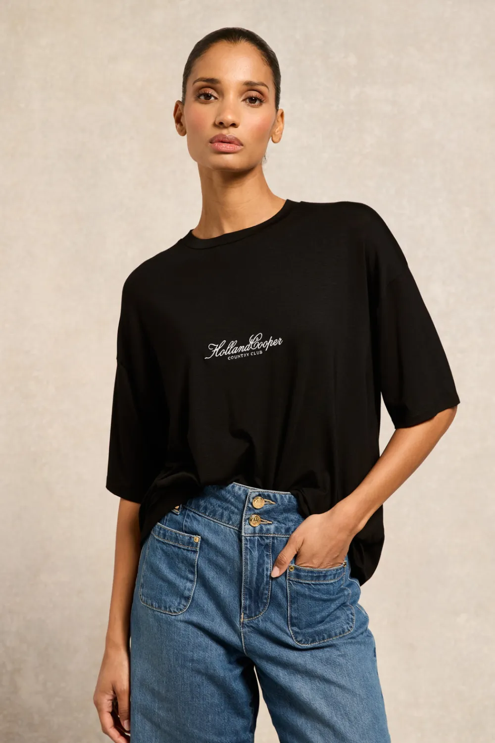 Women Holland Cooper Tees|Tops>Oversized Monogram Tee