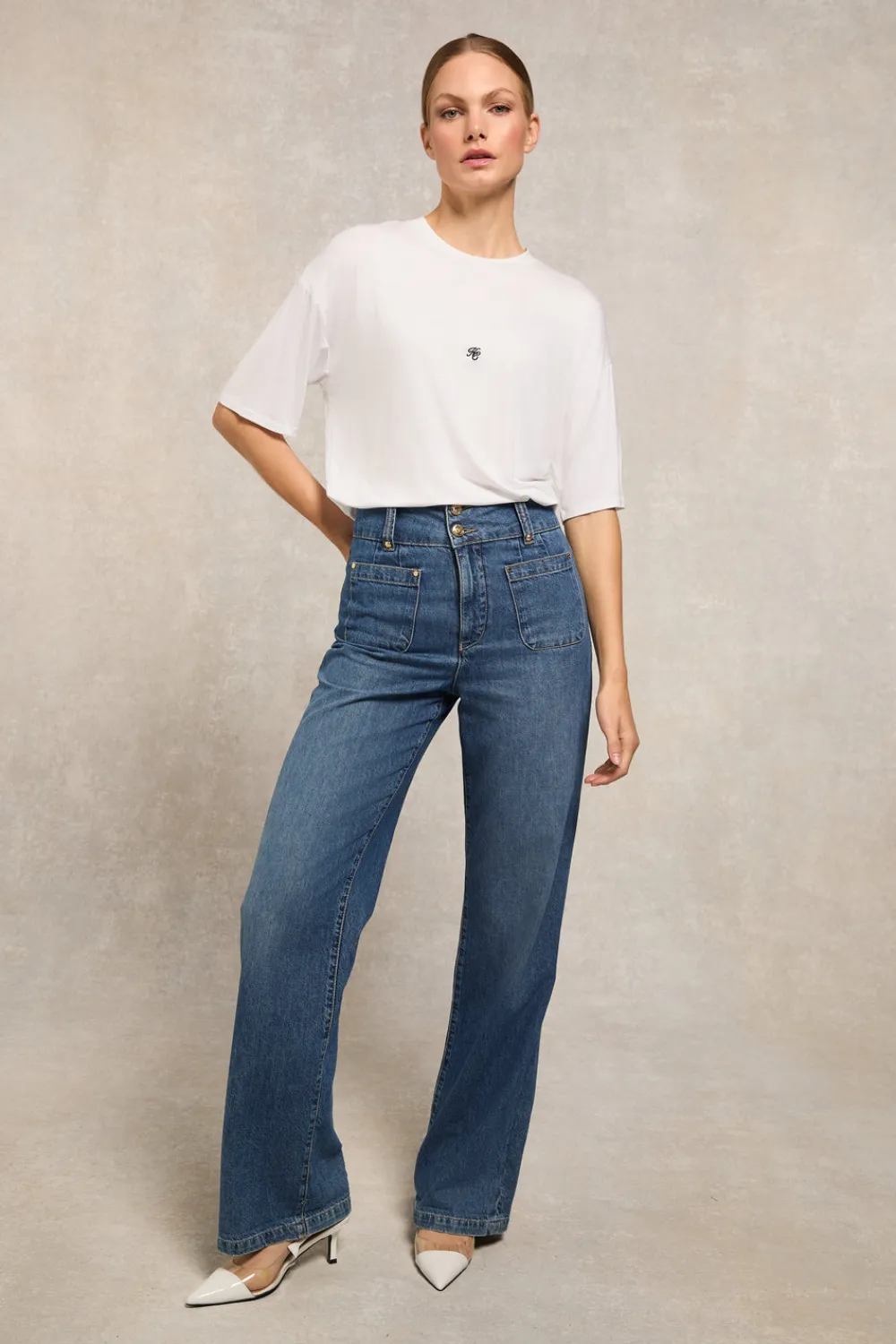 Women Holland Cooper Tees|Tops>Oversized Monogram Tee