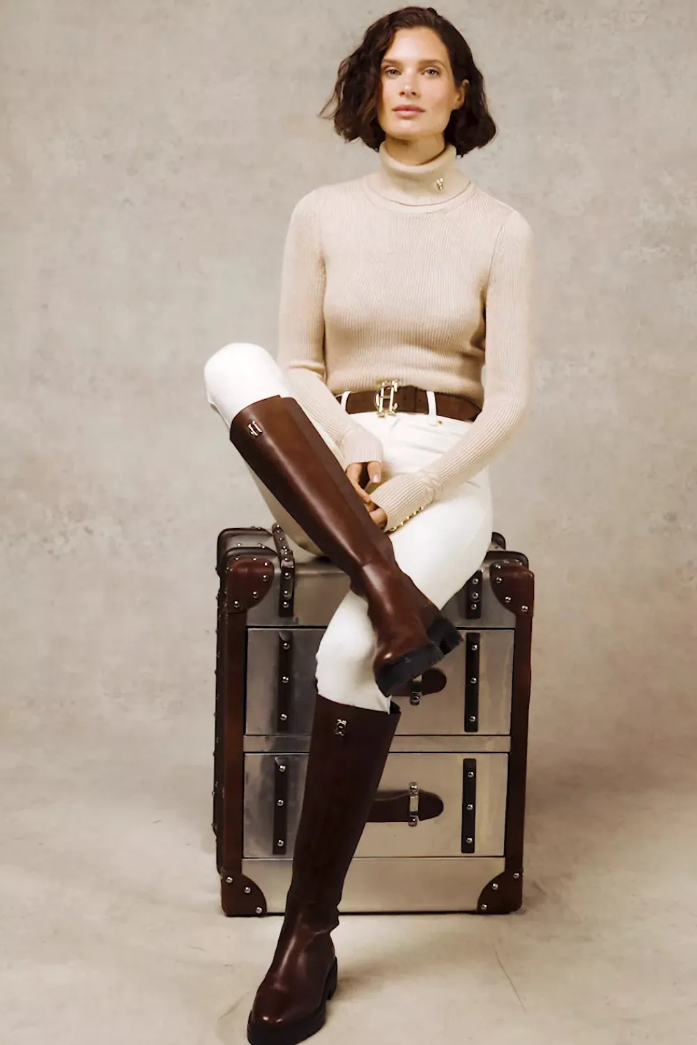 Women Holland Cooper Knitwear>Painswick Roll Neck Knit