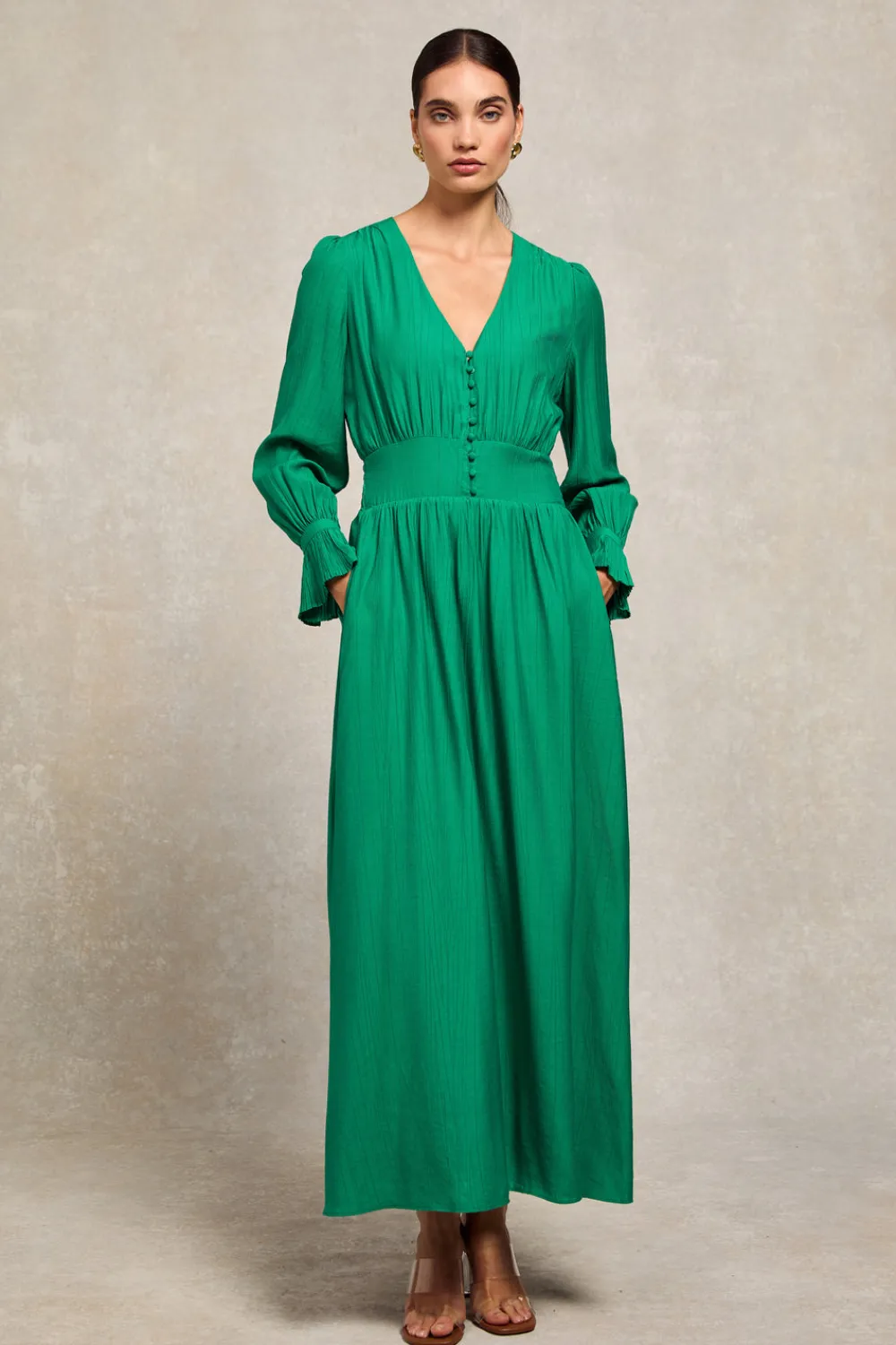Women Holland Cooper Dresses>Phoebe V-Neck Maxi Dress