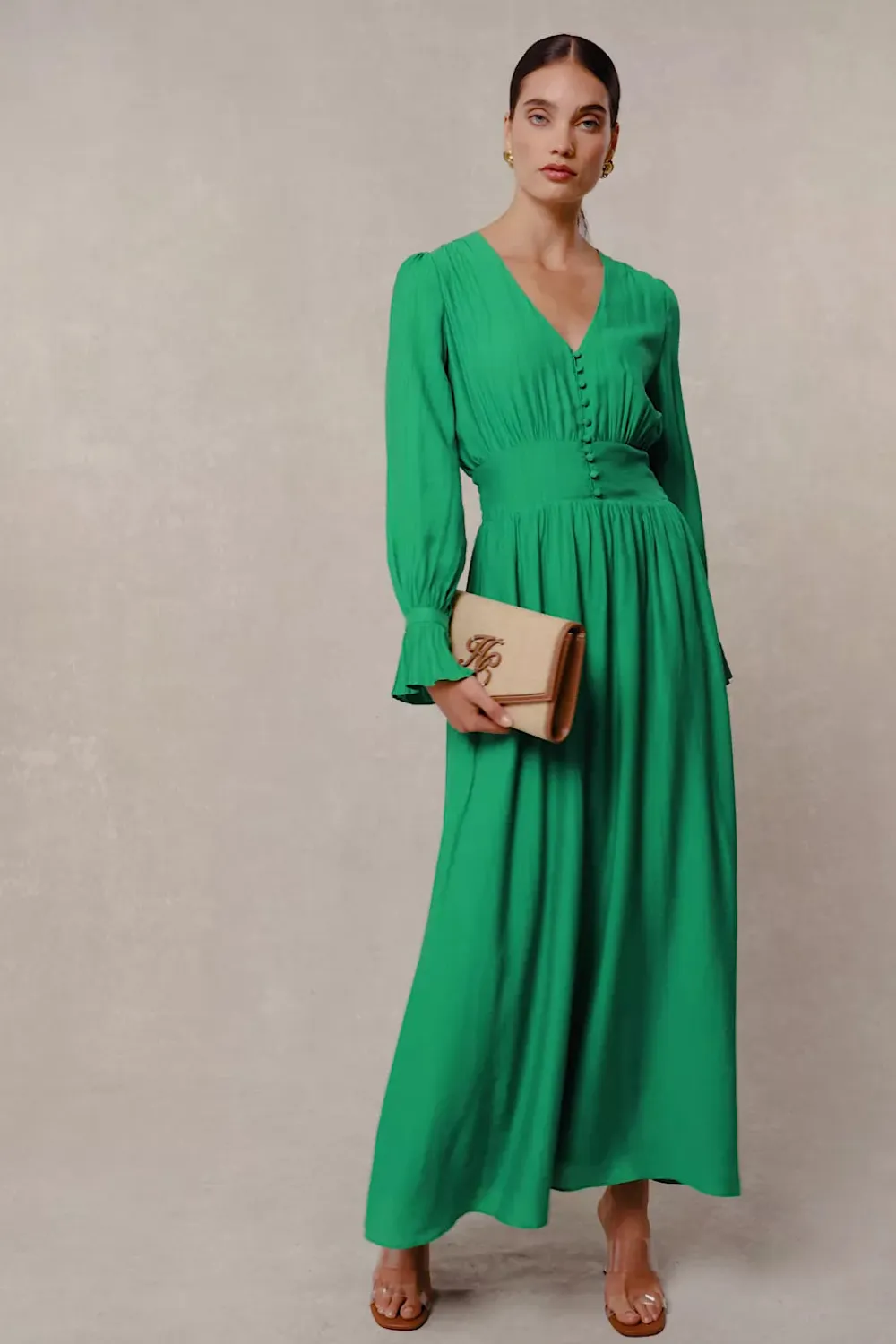 Women Holland Cooper Dresses>Phoebe V-Neck Maxi Dress