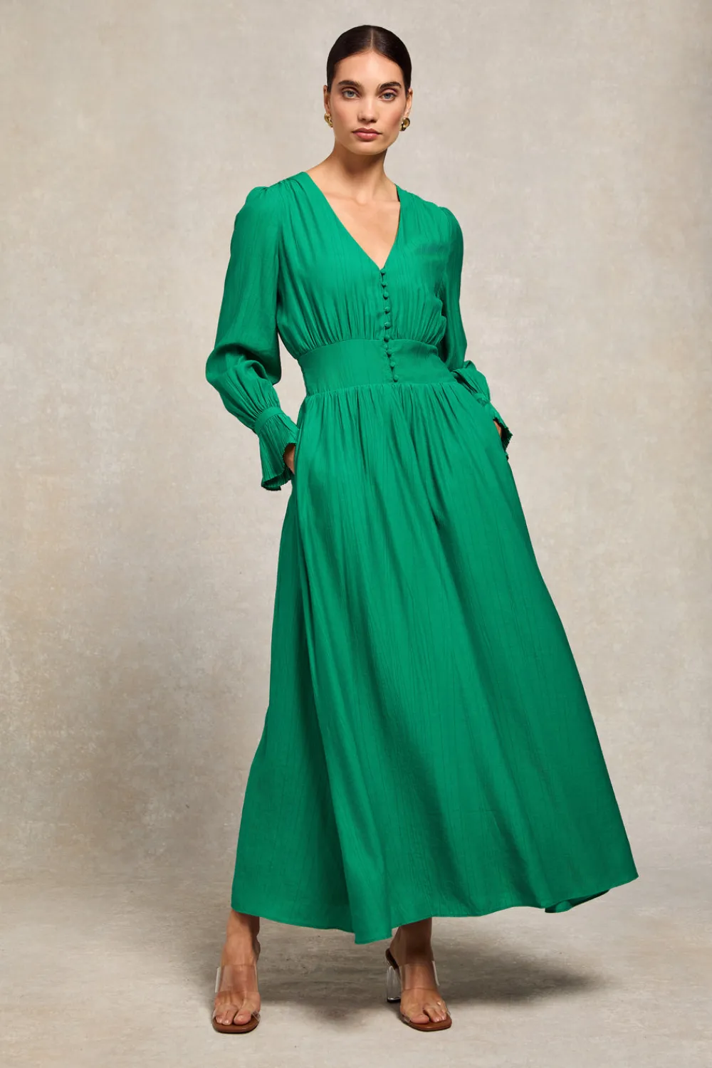 Women Holland Cooper Dresses>Phoebe V-Neck Maxi Dress