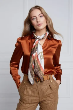 Women Holland Cooper Scarves|Scarves>Regal Horse Silk Scarf