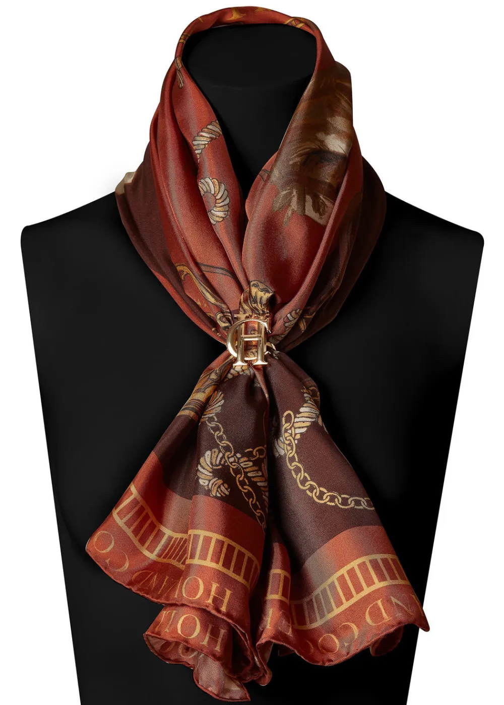 Women Holland Cooper Scarves|Scarves>Regal Horse Silk Scarf
