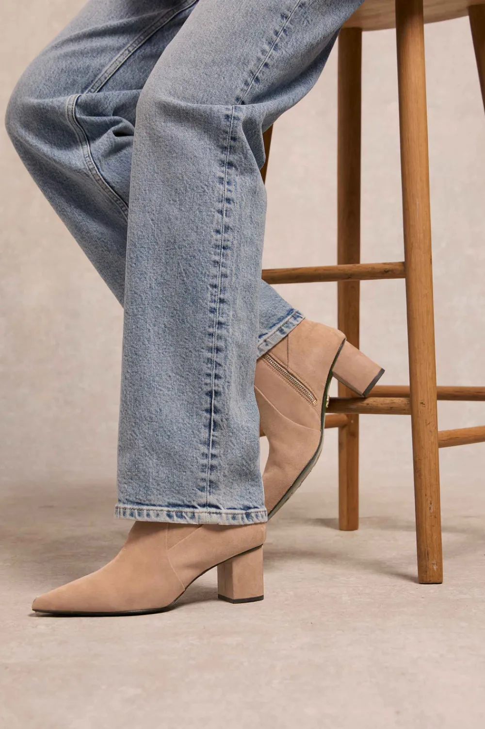 Women Holland Cooper Boots|Heels>Regency Mid Heel Ankle Boot