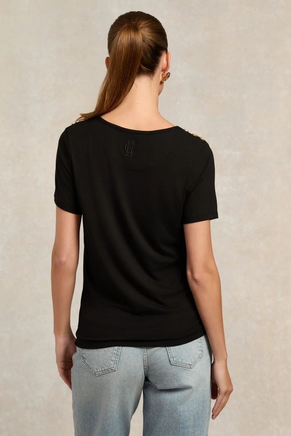 Women Holland Cooper Tees|Tops>Relax Fit Crew Neck Tee