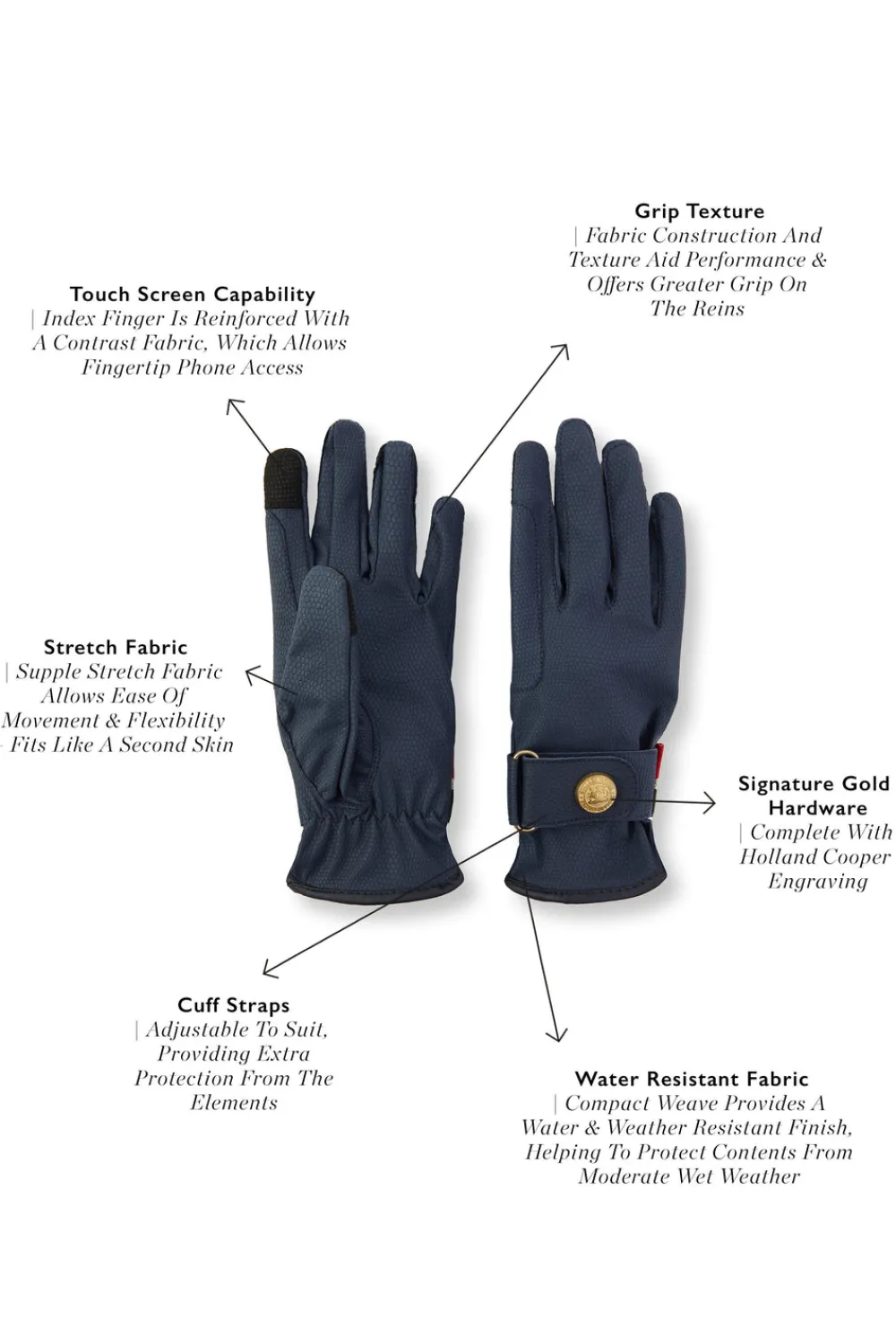 Holland Cooper Riding Gloves>Riding Glove