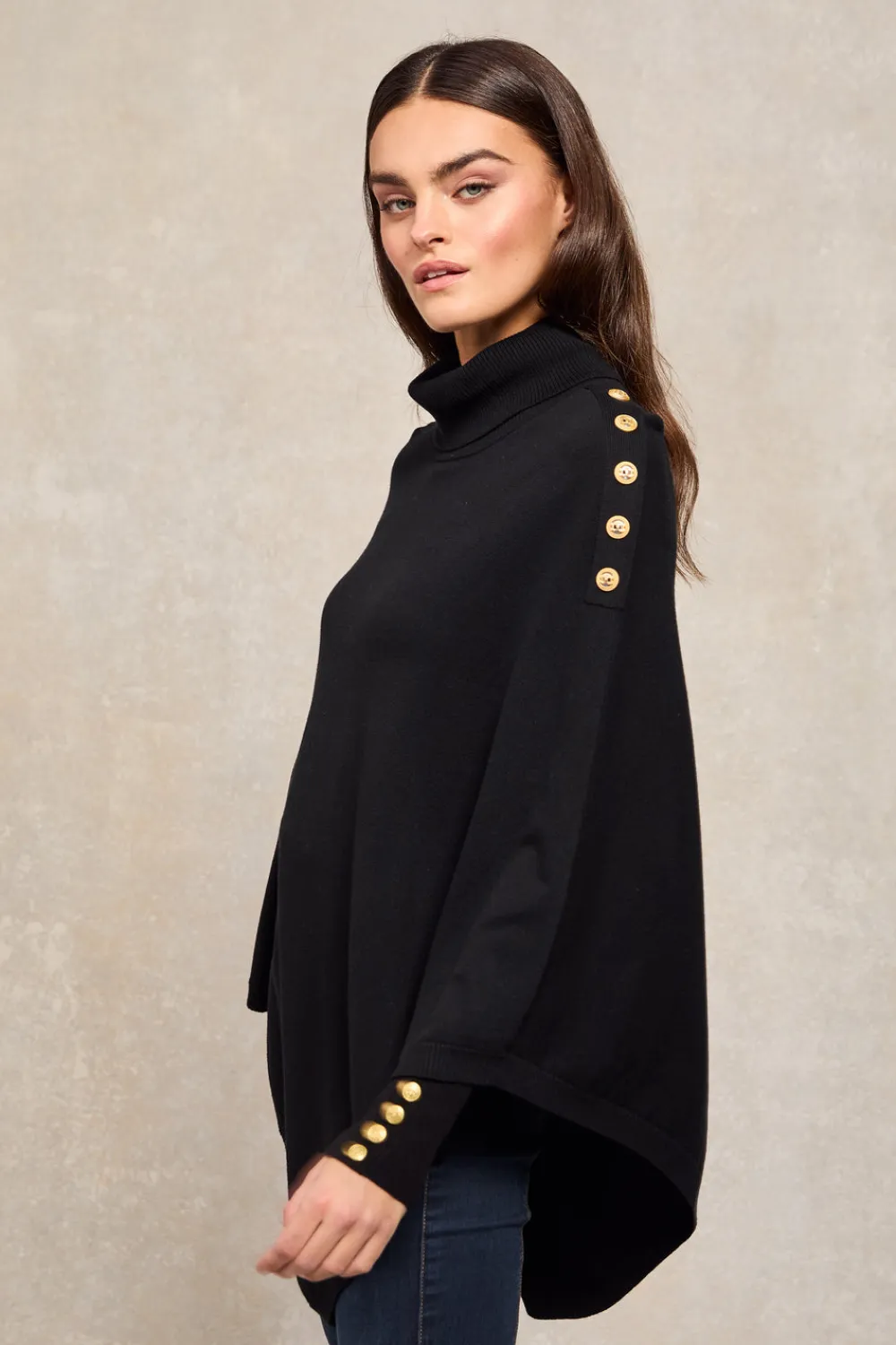 Women Holland Cooper Capes|Knitwear>Roll Neck Cape