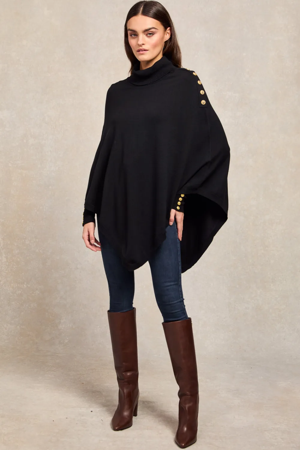 Women Holland Cooper Capes|Knitwear>Roll Neck Cape
