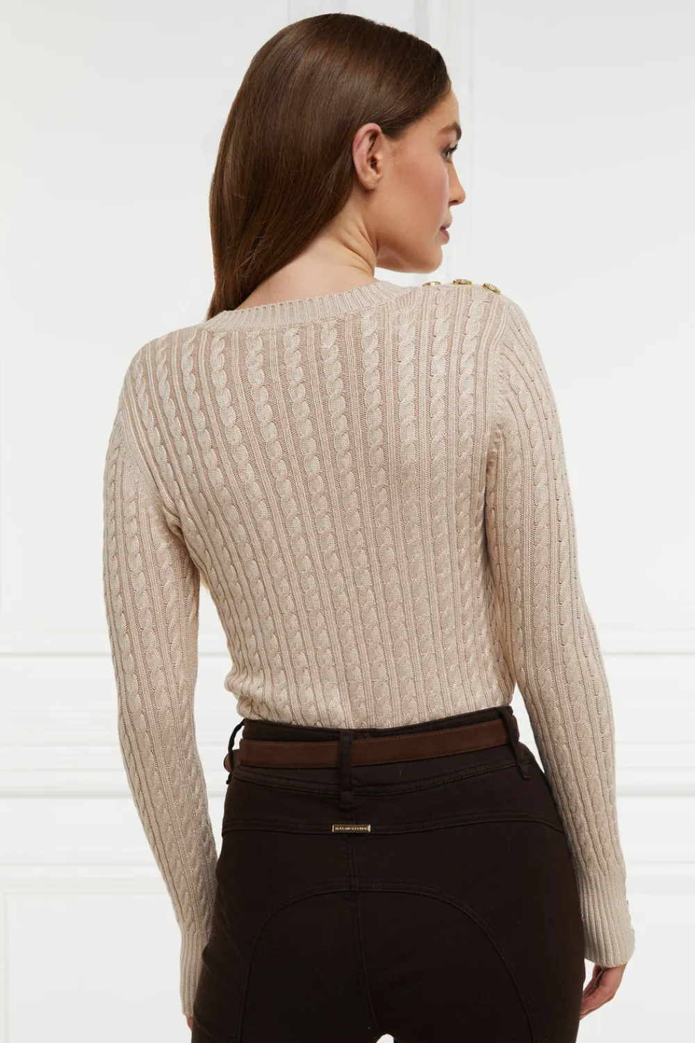 Women Holland Cooper Knitwear>Seattle Cable Crew Knit