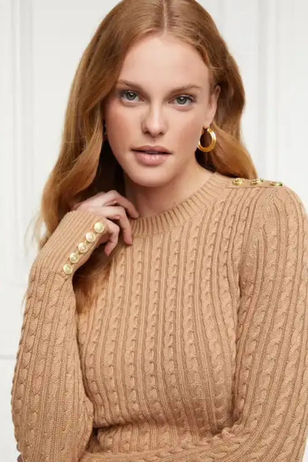 Women Holland Cooper Knitwear>Seattle Cable Crew Knit