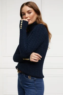 Women Holland Cooper Knitwear>Seattle Roll Neck Cable Knit
