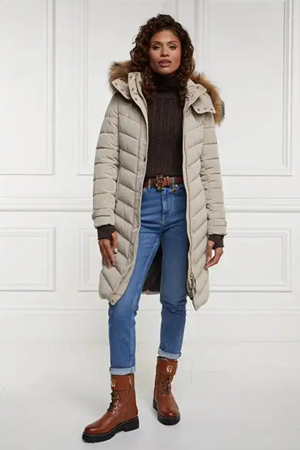 Women Holland Cooper Knitwear>Seattle Roll Neck Cable Knit