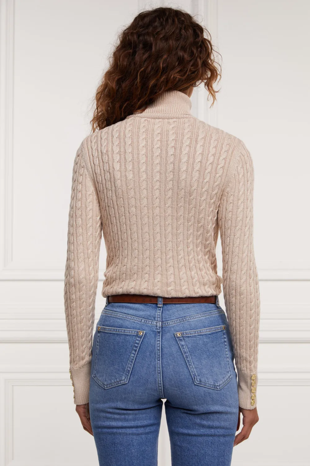 Women Holland Cooper Knitwear>Seattle Roll Neck Cable Knit