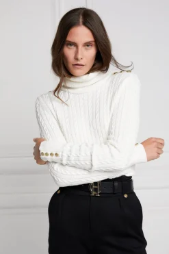 Women Holland Cooper Knitwear>Seattle Roll Neck Cable Knit