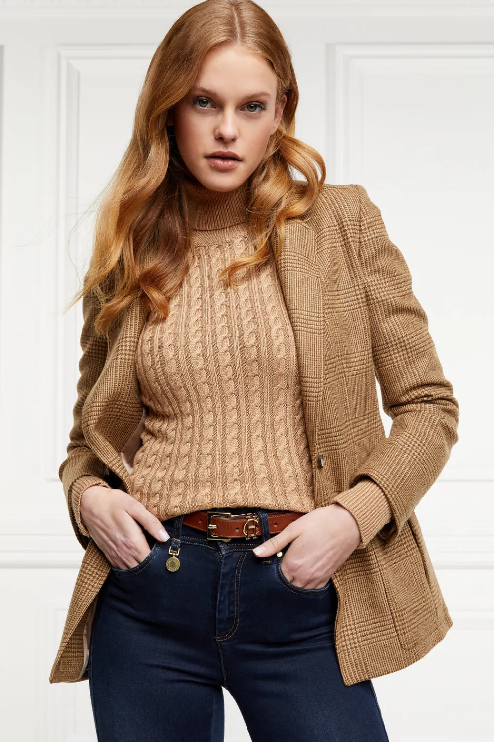 Women Holland Cooper Knitwear>Seattle Roll Neck Cable Knit