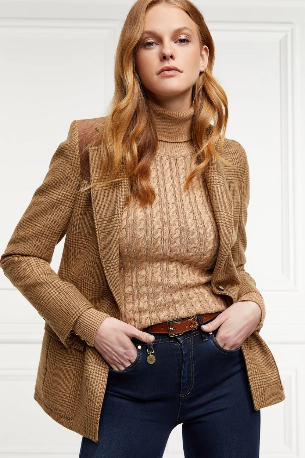 Women Holland Cooper Knitwear>Seattle Roll Neck Cable Knit