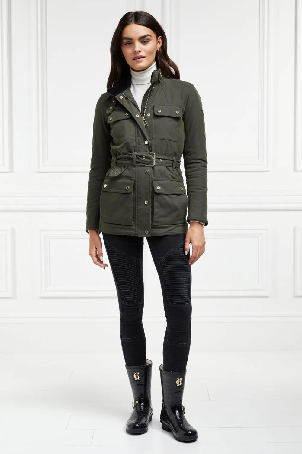 Women Holland Cooper Wellington Boots>Sherpa Lined Chelsea Wellington