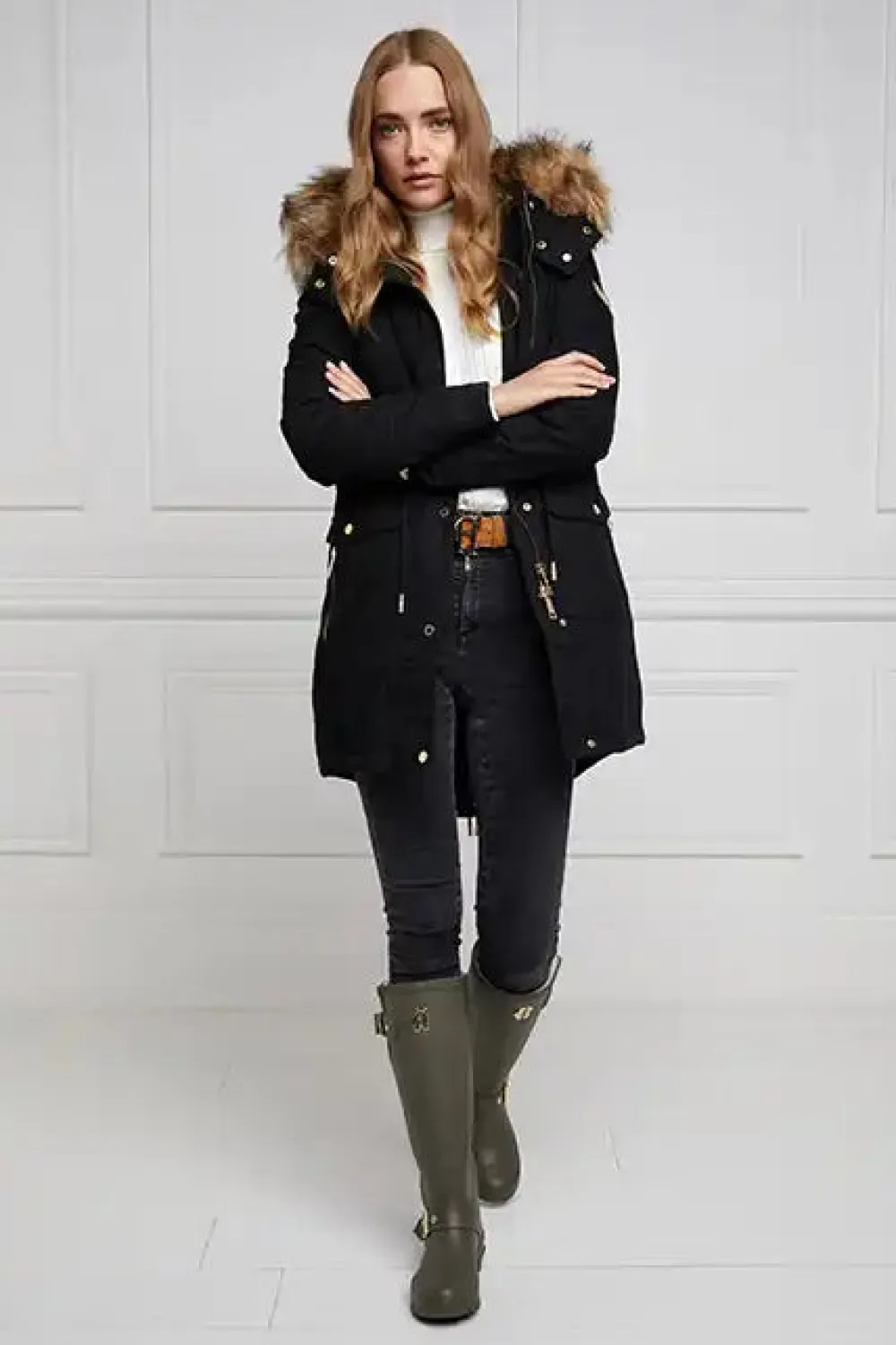 Women Holland Cooper Wellington Boots>Sherpa Lined Regency Wellington