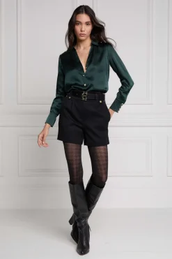 Women Holland Cooper Shirts & Blouses>Silk V-Neck Blouse