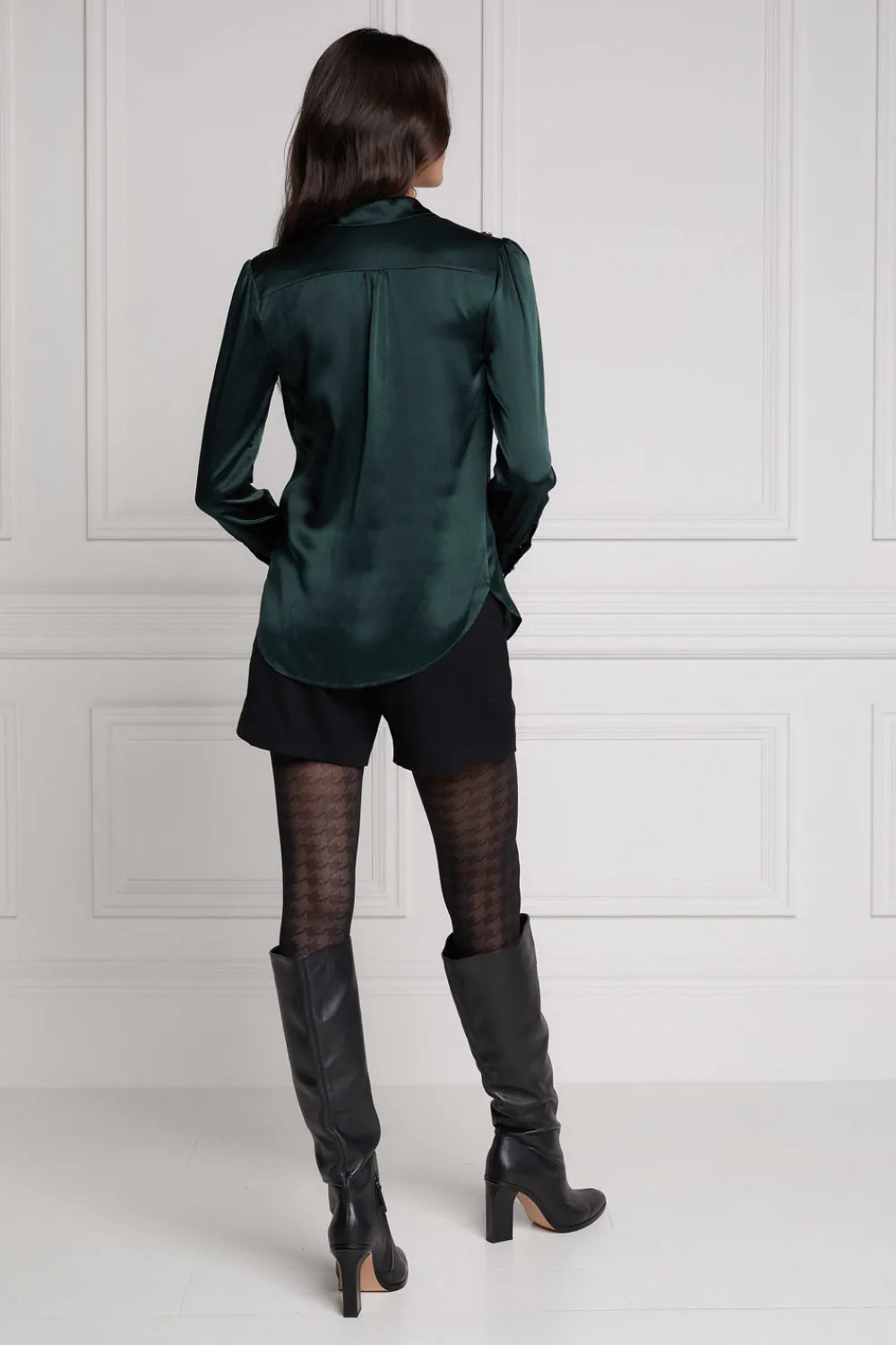 Women Holland Cooper Shirts & Blouses>Silk V-Neck Blouse