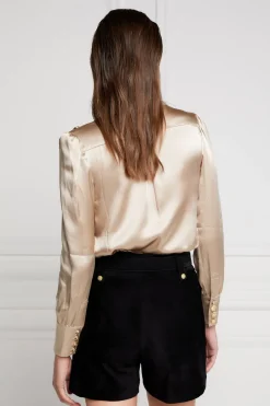 Women Holland Cooper Shirts & Blouses>Silk V-Neck Blouse