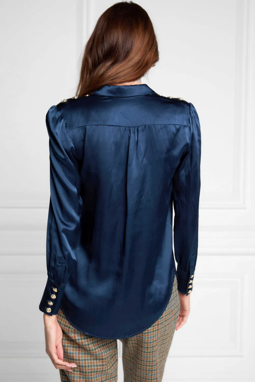 Women Holland Cooper Shirts & Blouses>Silk V-Neck Blouse