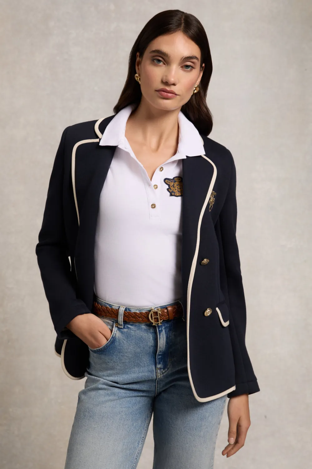Women Holland Cooper Polo Shirts & Tees|Polo Shirts>Sleeveless Polo Shirt