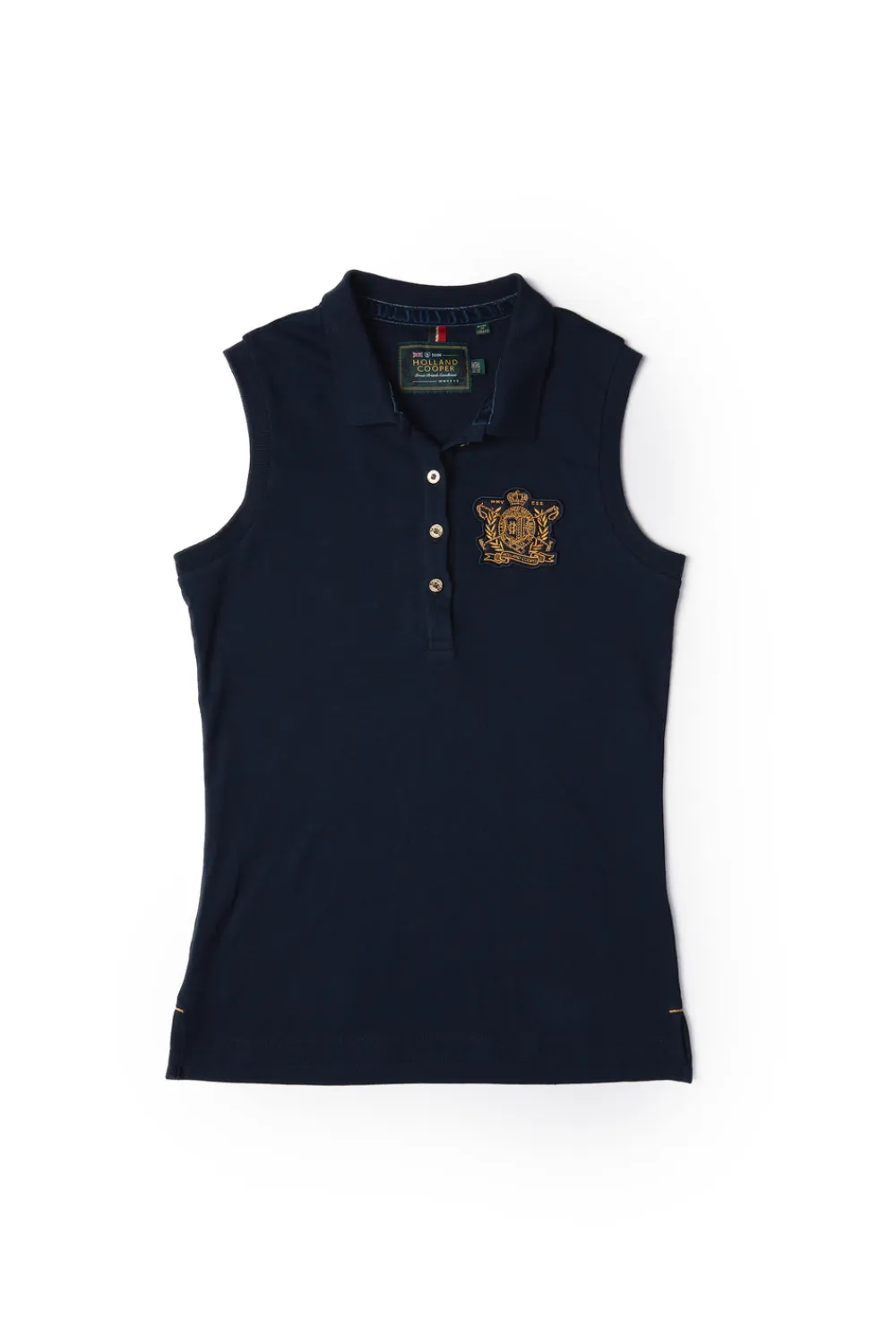 Women Holland Cooper Polo Shirts & Tees|Polo Shirts>Sleeveless Polo Shirt