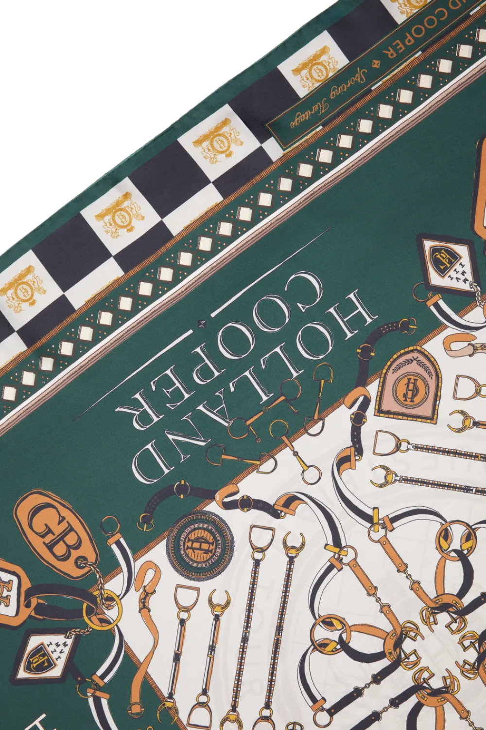 Women Holland Cooper Scarves|Scarves>Stirrup Silk Scarf