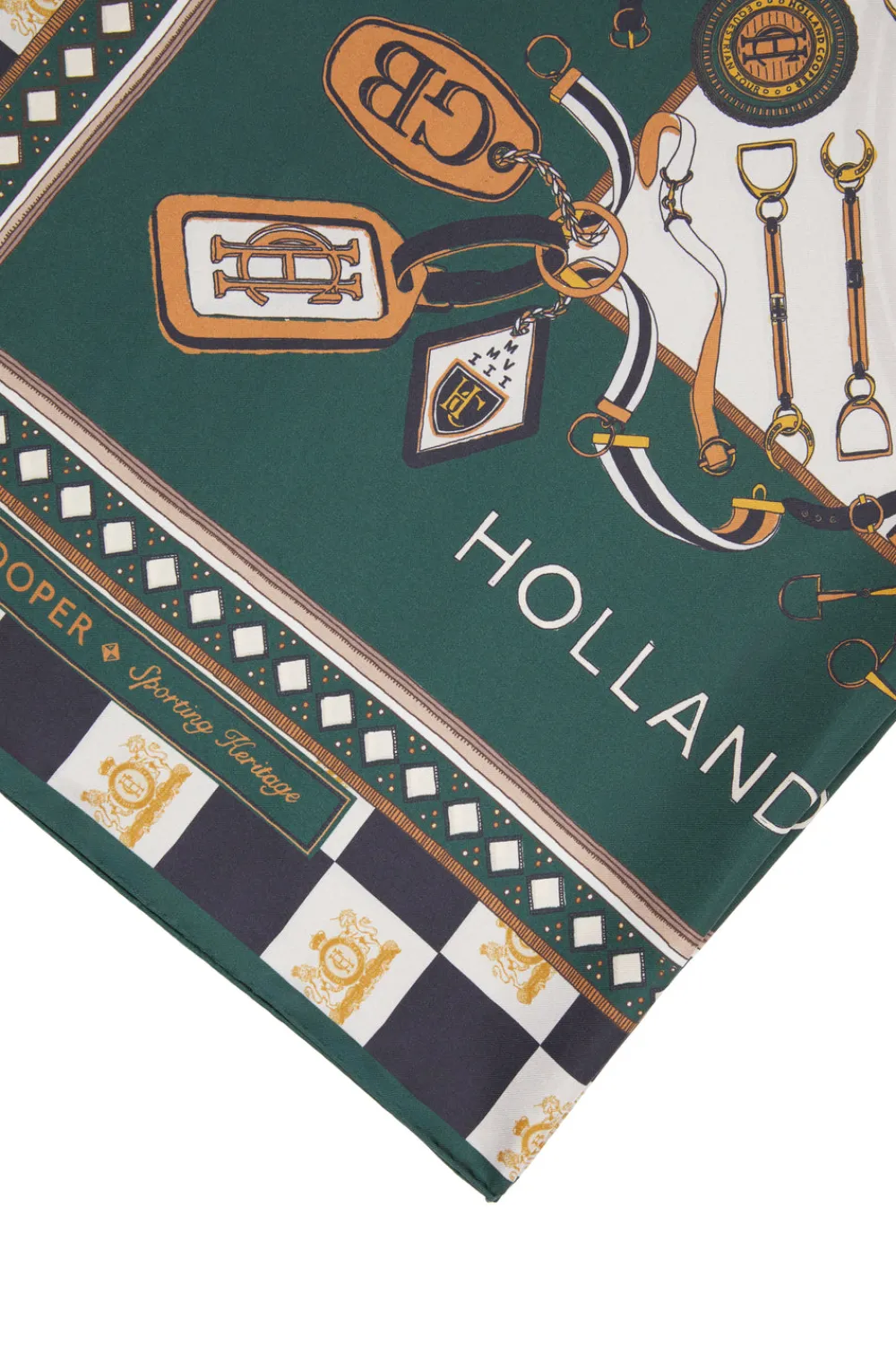 Women Holland Cooper Scarves|Scarves>Stirrup Silk Scarf