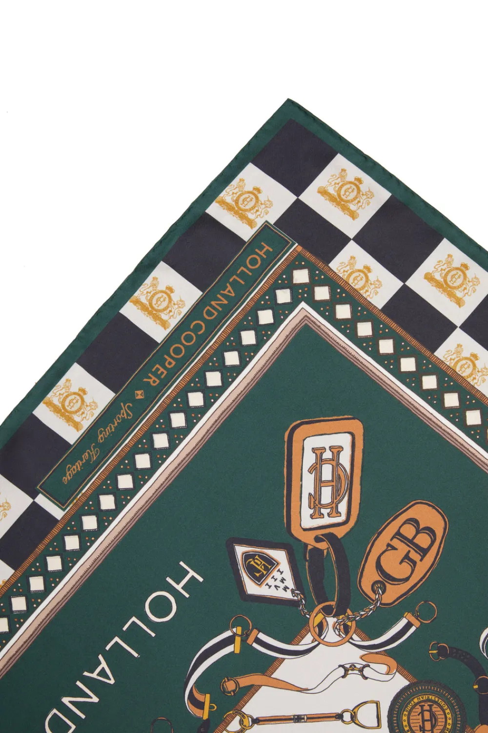 Women Holland Cooper Scarves|Scarves>Stirrup Silk Scarf