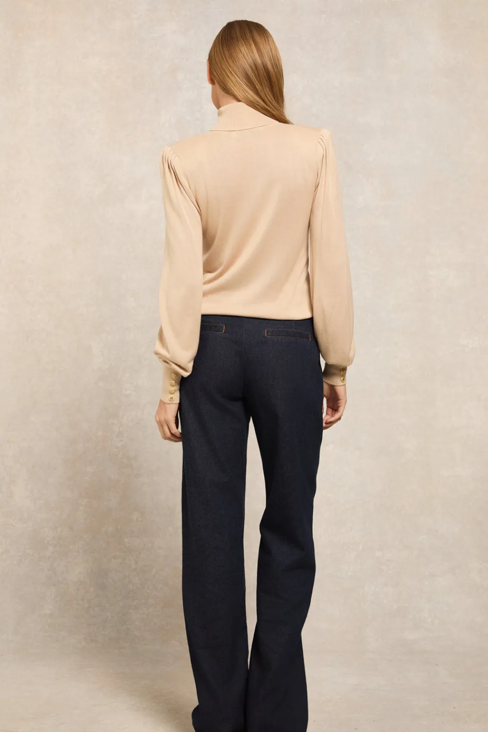 Women Holland Cooper Knitwear>Structured Kelsie Roll Neck Knit