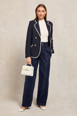 Women Holland Cooper Jeans>Tailored Wide Leg Jean