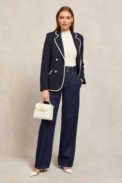 Women Holland Cooper Jeans>Tailored Wide Leg Jean