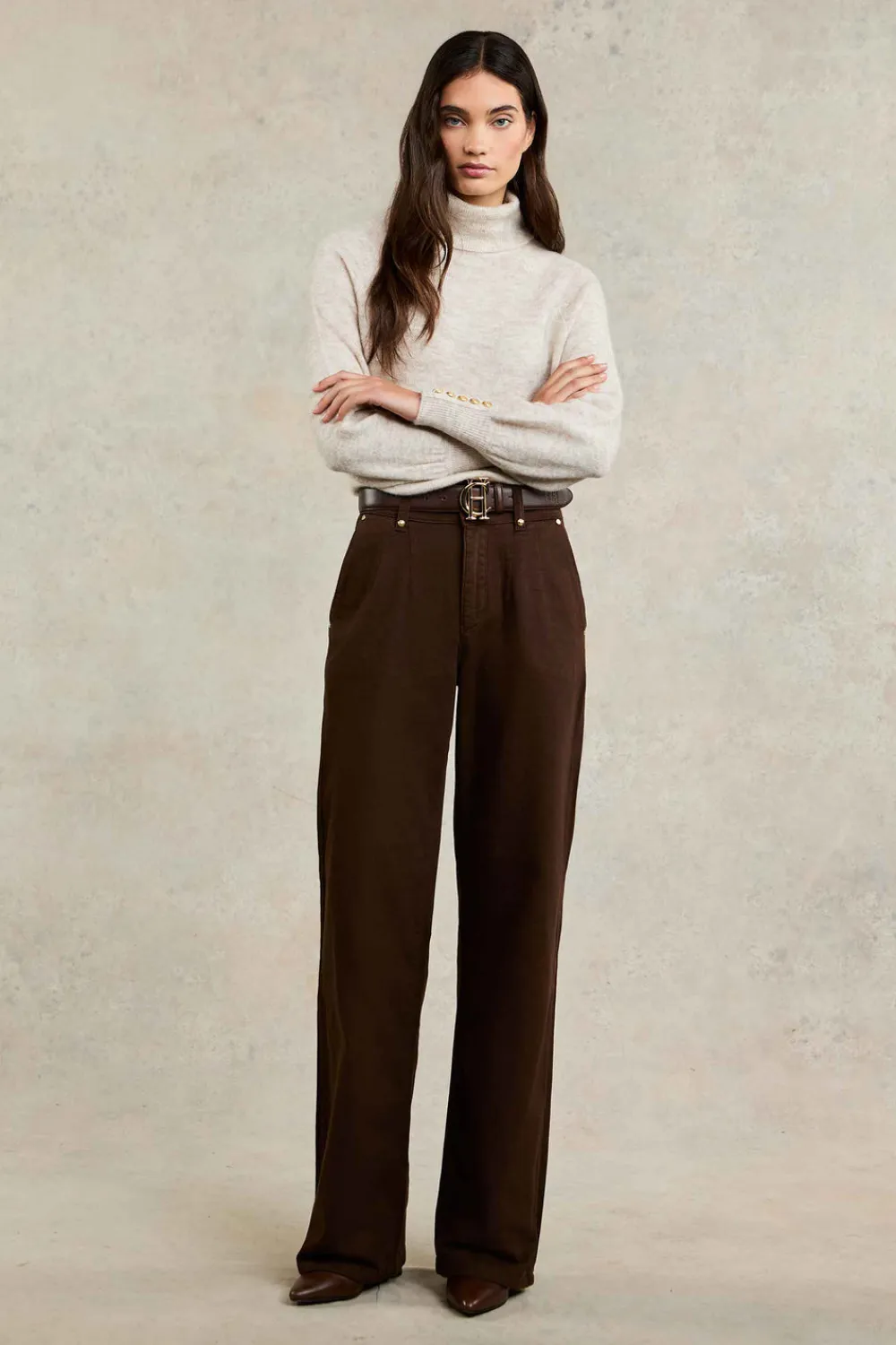 Women Holland Cooper Jeans>Tailored Wide Leg Jean