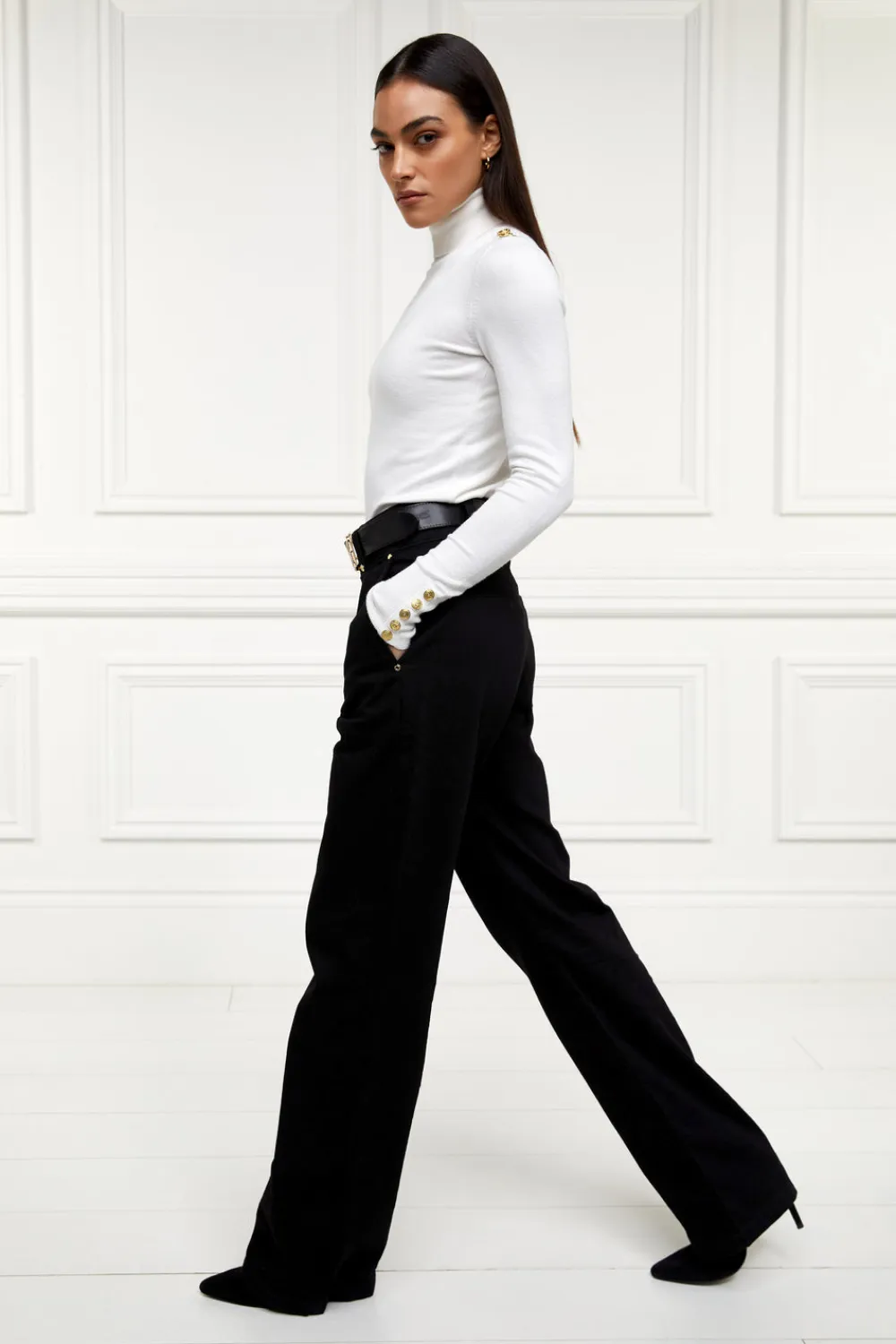 Women Holland Cooper Jeans>Tailored Wide Leg Jean