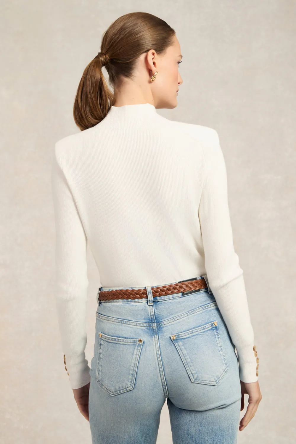 Women Holland Cooper Knitwear>Tara High Neck Knit