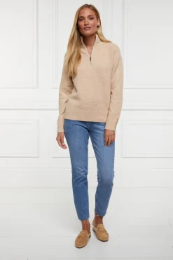 Women Holland Cooper Knitwear>Tori Quarter Zip Knit