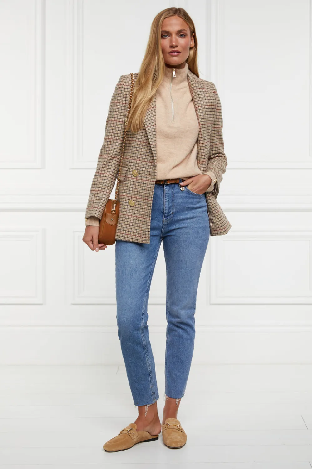 Women Holland Cooper Knitwear>Tori Quarter Zip Knit