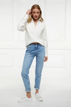 Women Holland Cooper Knitwear>Tori Quarter Zip Knit