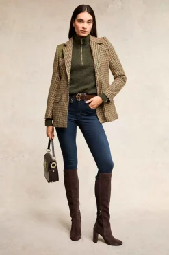 Women Holland Cooper Knitwear>Tori Quarter Zip Knit