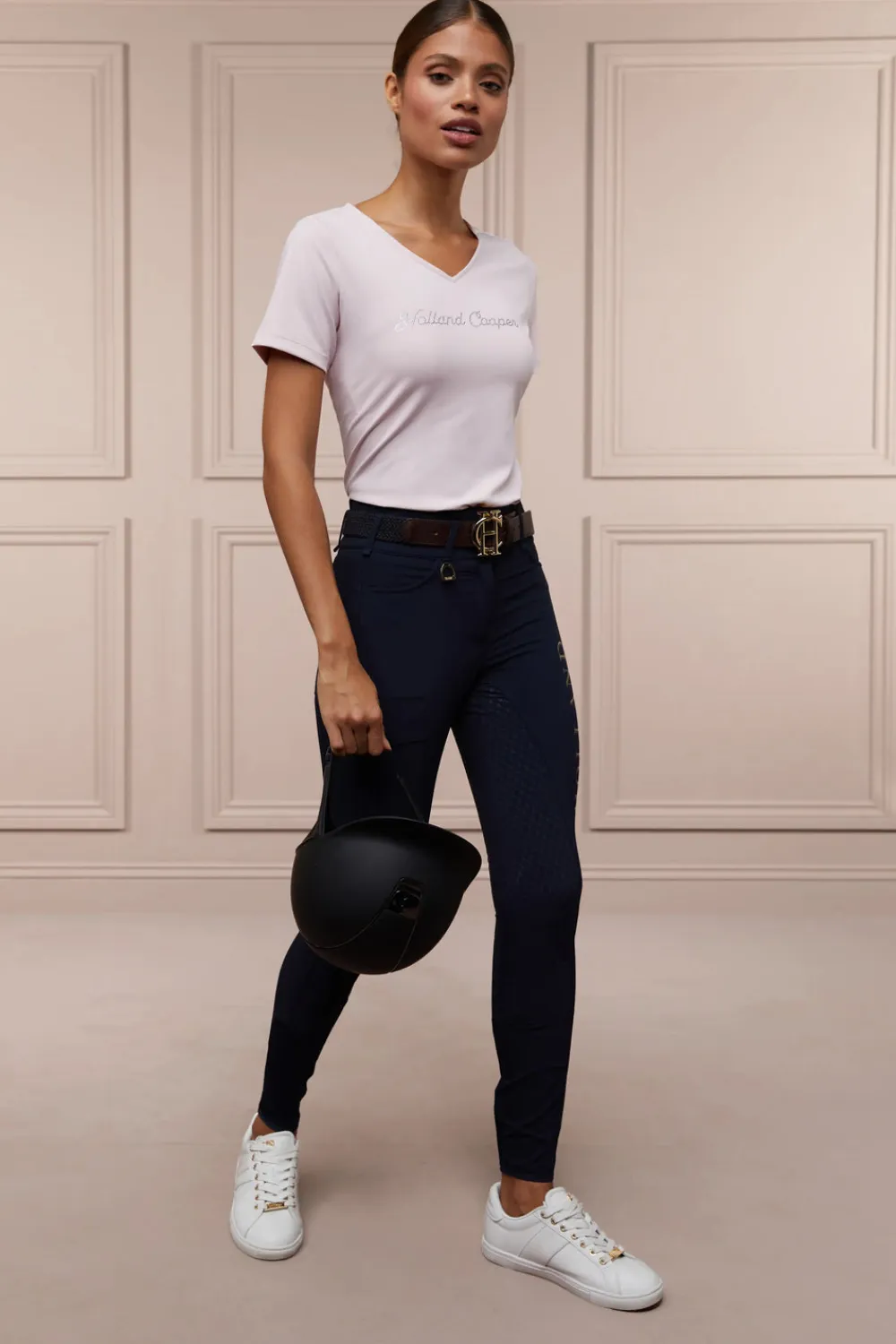 Holland Cooper Polo Shirts & Tees>Training V-Neck Tee