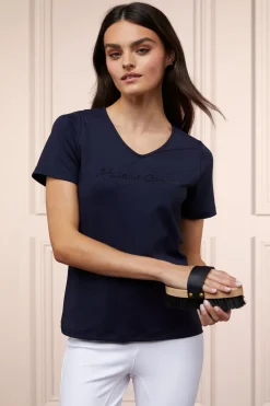 Holland Cooper Polo Shirts & Tees>Training V-Neck Tee