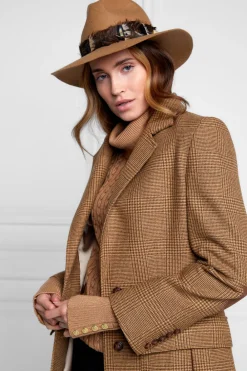 Women Holland Cooper Hats & Headbands|Hats & Headbands>Trilby Hat Iridescent Feather Band