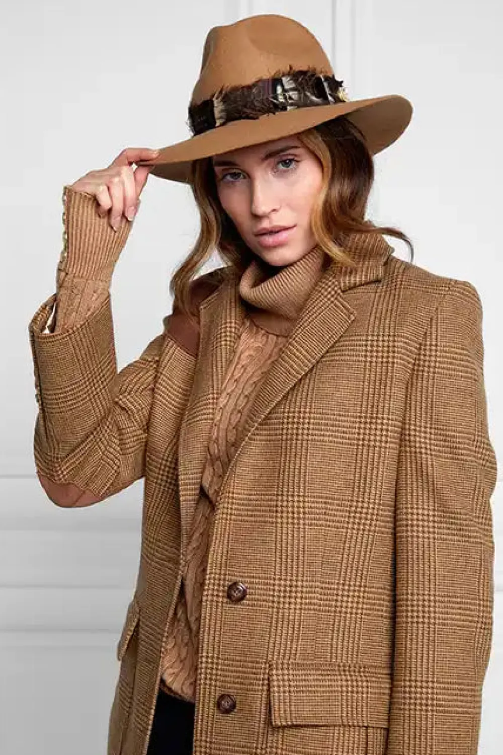 Women Holland Cooper Hats & Headbands|Hats & Headbands>Trilby Hat Iridescent Feather Band