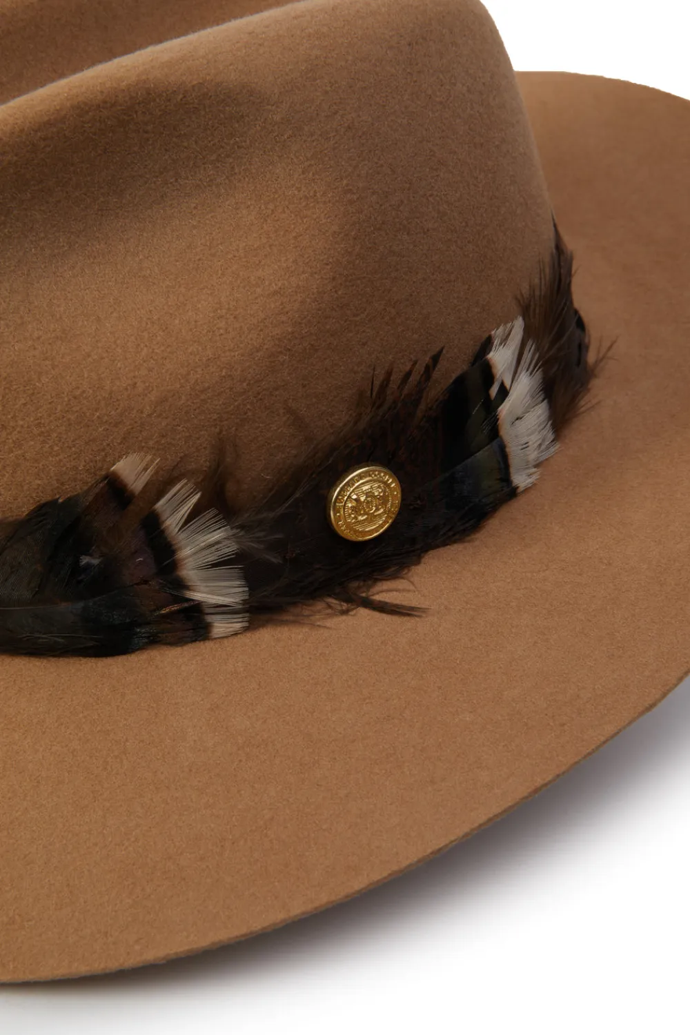 Women Holland Cooper Hats & Headbands|Hats & Headbands>Trilby Hat Iridescent Feather Band