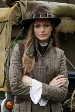 Women Holland Cooper Hats & Headbands|Hats & Headbands>Trilby Hat Iridescent Feather Band